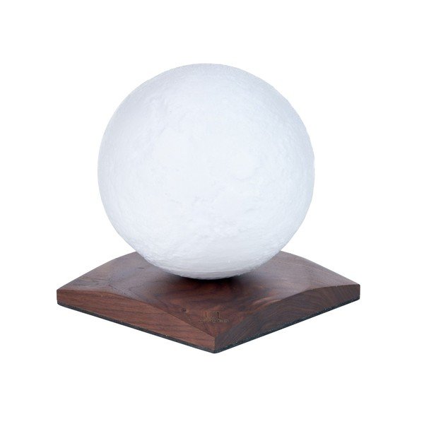 Temno rjava svetlobna dekoracija na USB ø 12 cm Smart LunaSpin – Gingko