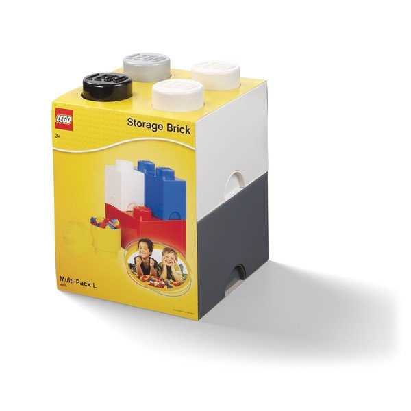 Komplet 4 plastičnih škatel za shranjevanje LEGO®, 25 x 25 x 33 cm-image-1