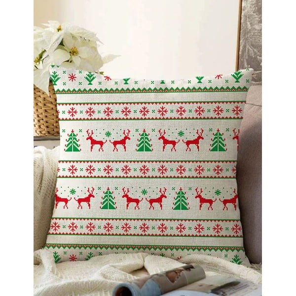 Prevleka za blazino z božičnim motivom 43x43 cm – Mila Home