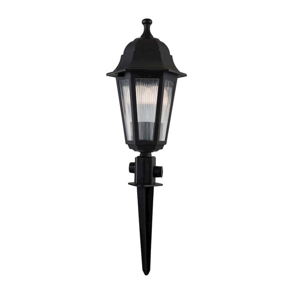 Črna vrtna svetilka LED Homemania Decor Optic