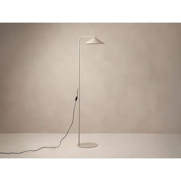 Kremno bela kovinska stoječa svetilka (višina 160 cm) Nocte – Micadoni -image-3