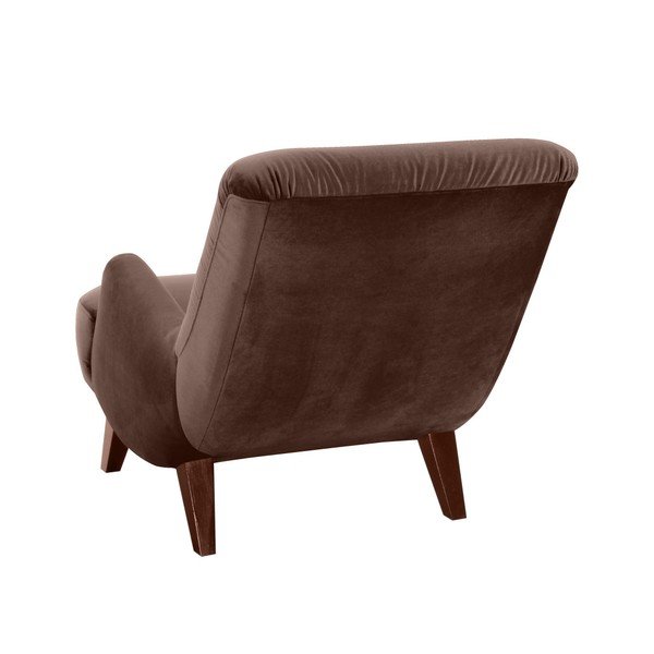 Rjav fotelj Max Winzer Brandford Suede-image-1