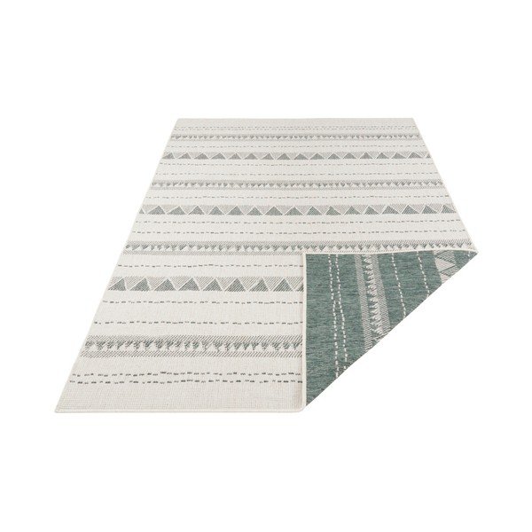 Zeleno-krem zunanja preproga NORTHRUGS Bahamas, 160 x 230 cm-image-2