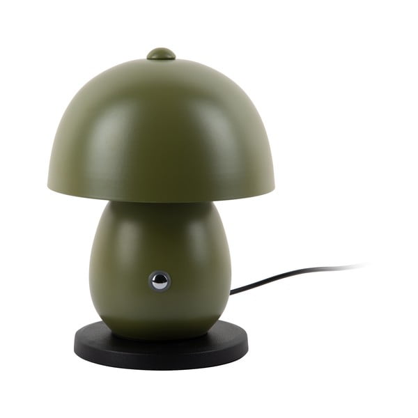 Temno zelena LED namizna svetilka s kovinskim senčilom (višina 18 cm) Mono LED – Leitmotiv