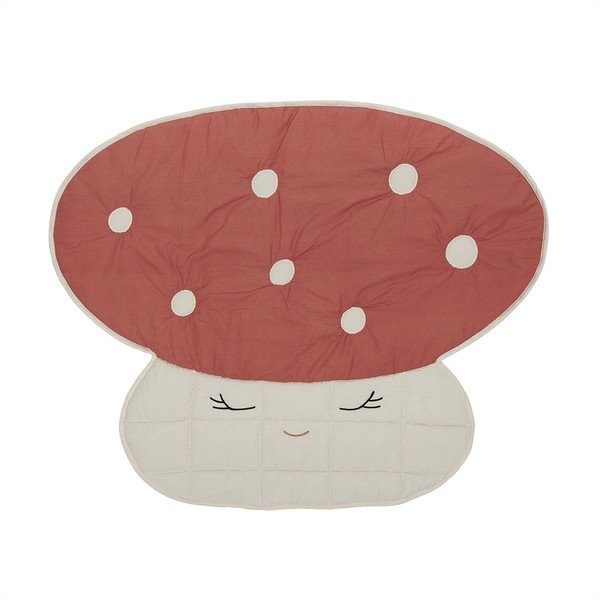 Rdeča otroška igralna podloga 120x98 cm Mushroom – OYOY Mini