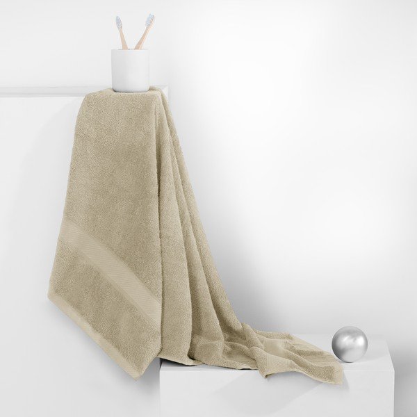 DecoKing Bamby Beige brisača, 50 x 100 cm-image-1