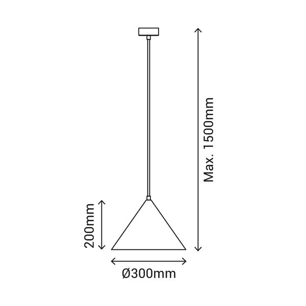 Zelena viseča svetilka SULION Vilma, višina 150 cm-image-4