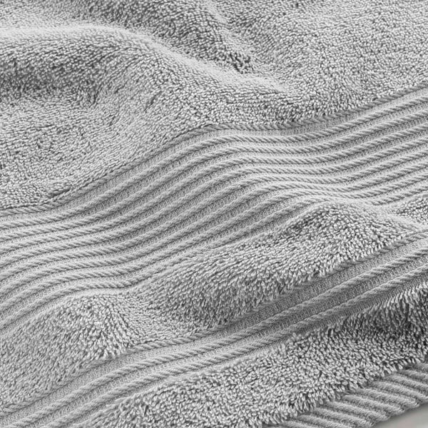 Svetlo siva bombažna brisača iz frotirja 70x130 cm Tendresse – douceur d'intérieur-image-2