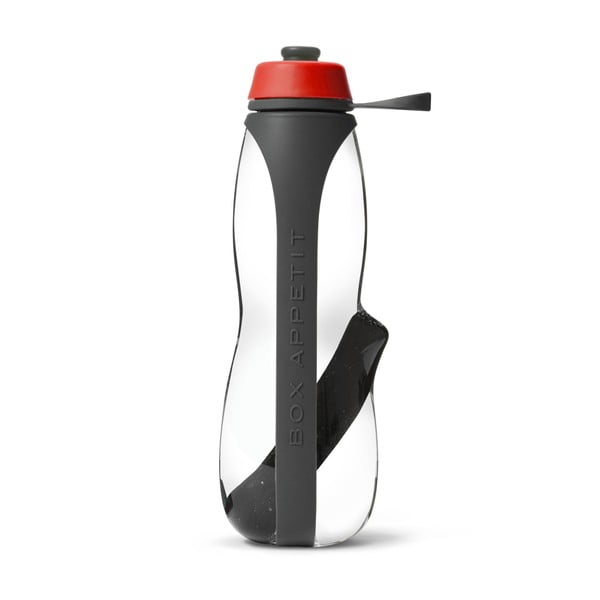 Siva in rdeča športna steklenička s filtrom z binchotanom Black + Blum Eau Good Duo, 700 ml
