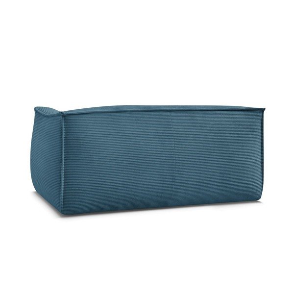 Modra sedežna garnitura iz rebrastega žameta 170 cm Giorgia – Bobochic Paris-image-4