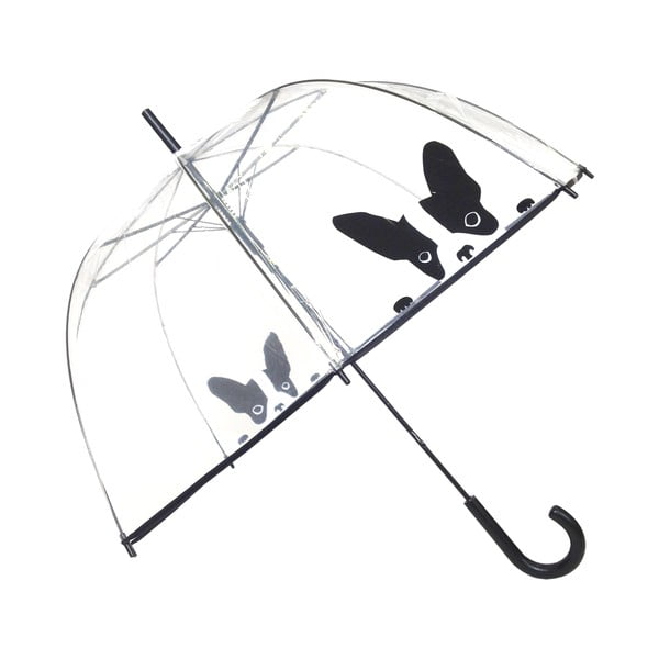 Prozoren vetrovni dežnik Ambiance Birdcage Dog, ⌀ 84 cm