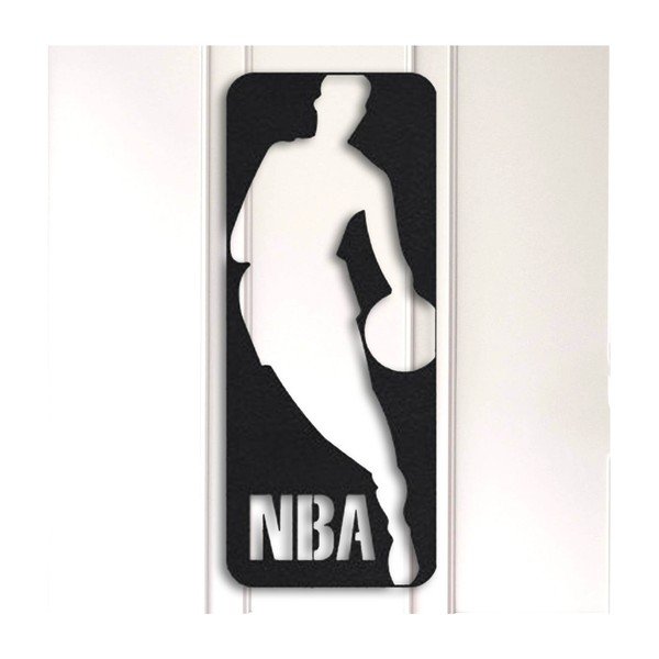 Črna stenska dekoracija NBA