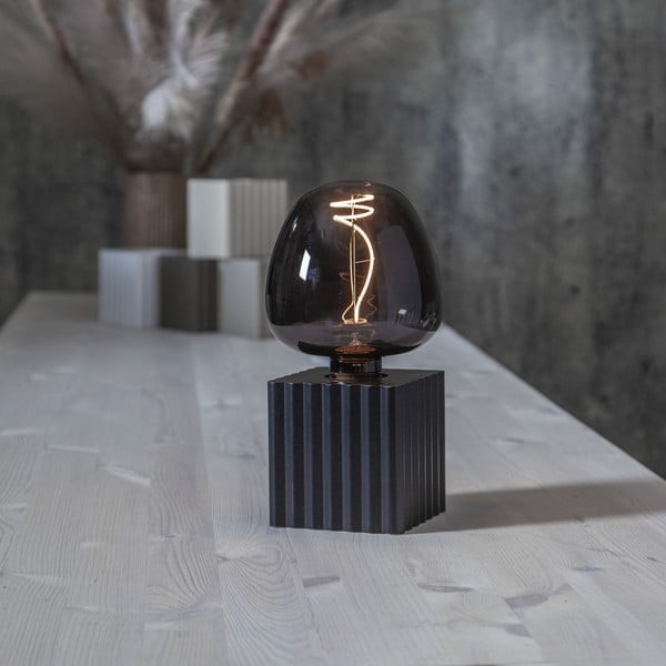 Črna noga svetilke 10 cm Box – Star Trading-image-1