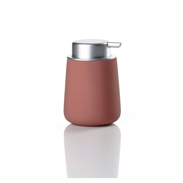 Svetlo rdeč porcelanast dozirnik za milo 250 ml Nova – Zone-image-2