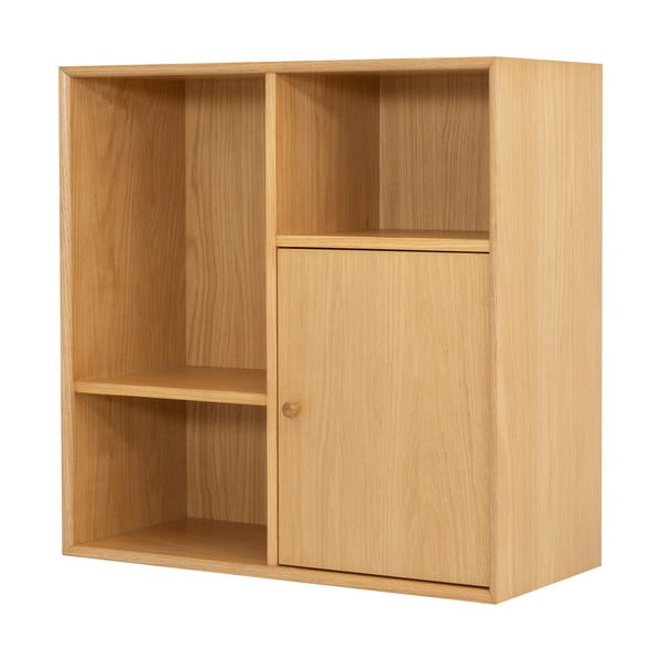 Sistem modularnih polic v hrastovem dekorju v naravni barvi 70x70 cm Z  – Tenzo-image-1