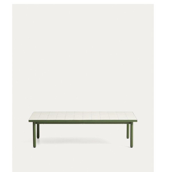 Vrtna klubska mizica s keramično ploščo 61x122 cm Maurina – Kave Home-image-2