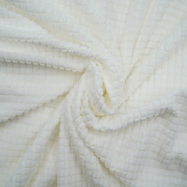 Kremno bela raztegljiva prevleka za sedežno garnituro za trosed Sacha – douceur d'intérieur-image-2