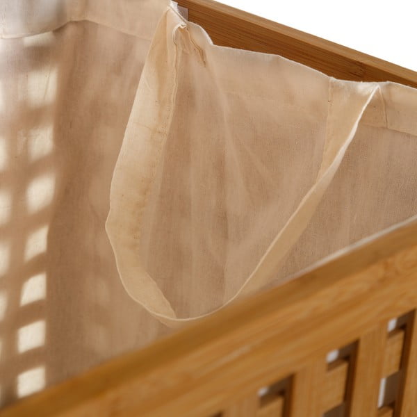 Koš za perilo iz bambusa 60 l - Casa Selección-image-3