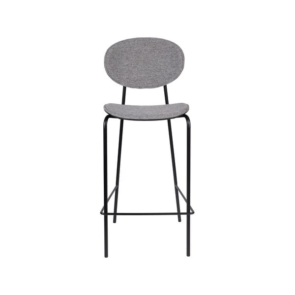Sivi barski stoli v kompletu 2 ks 96 cm Donny – White Label
