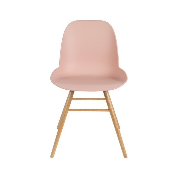 Svetlo roza jedilni stoli v kompletu 2 kos Albert - Zuiver-image-3