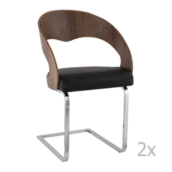 Garnitura 2 stolov iz oreha Kokoon Design Mona