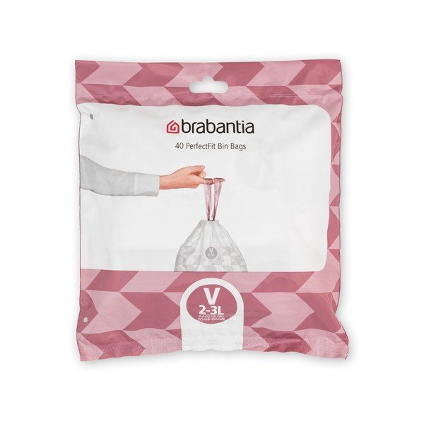 Vrečke za smeti 40 ks 3 l PerfectFit V – Brabantia