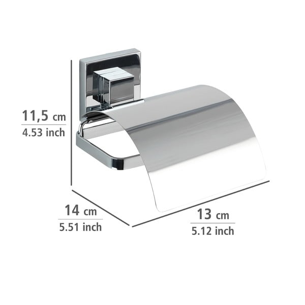 Držalo za toaletni papir Wenko Vacuum-Loc, 14 x 13 cm-image-3