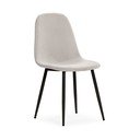 Kremno beli oblazinjeni jedilni stoli v kompletu 4 ks Minka – Marckeric