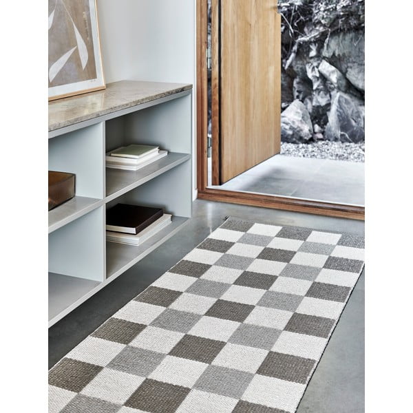 Bež/kremno bel zunanji in notranji tekač 70x160 cm Pix Dark Linen – Pappelina-image-2