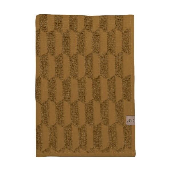 Oker rumene bombažne brisače v kompletu 2 kos 35x55 cm Geo - Mette Ditmer Denmark