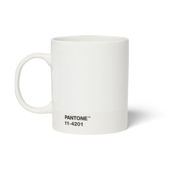 Bela keramična skodelica 375 ml Cloud Dancer - Pantone