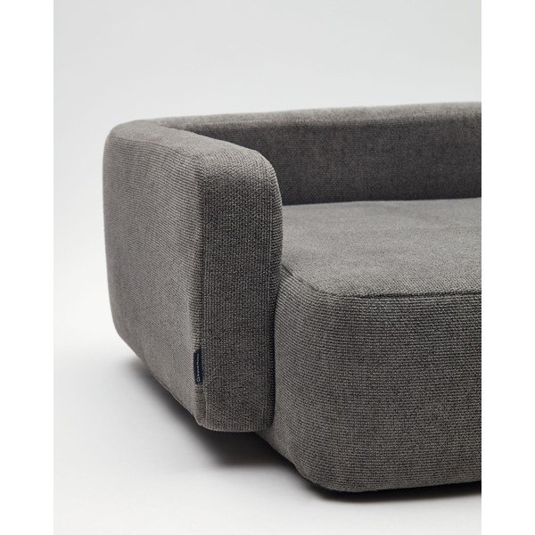 Temno siva pasja postelja 96x70 cm Bowie - Kave Home-image-2