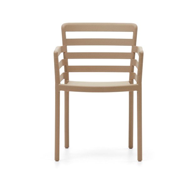 Bež plastičen vrtni stol Nariet – Kave Home-image-3