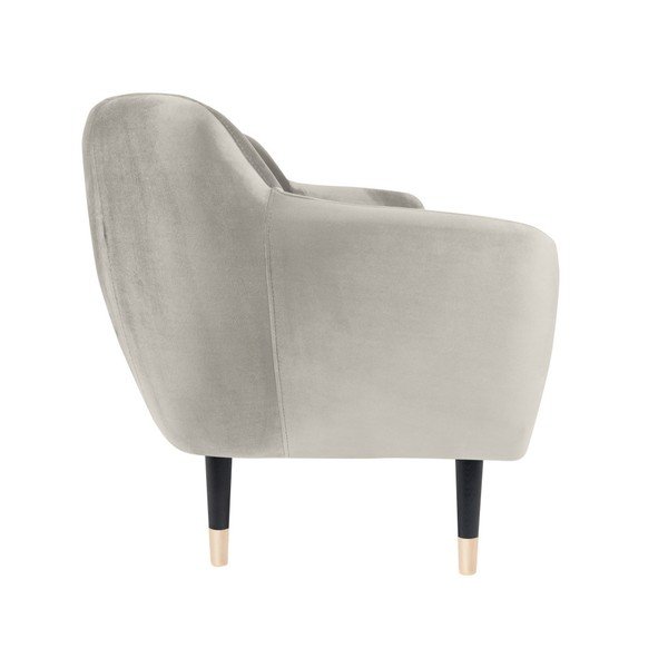Krem kavč s črnimi nogami Mazzini Sofas Amelie, 188 cm-image-3
