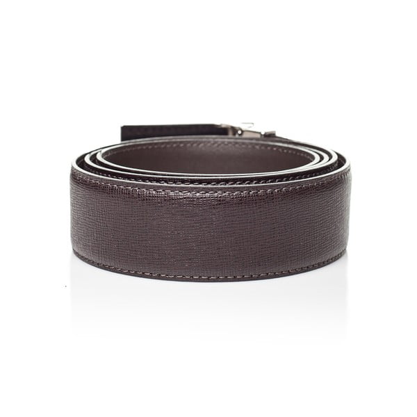 Rjav usnjen moški pas Ferruccio Laconi Avar, dolžina 90 cm-image-1