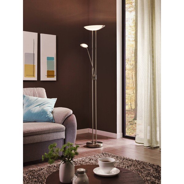 Siva LED stoječa svetilka s steklenim senčilom (višina 180 cm) BAYA LED – EGLO-image-2
