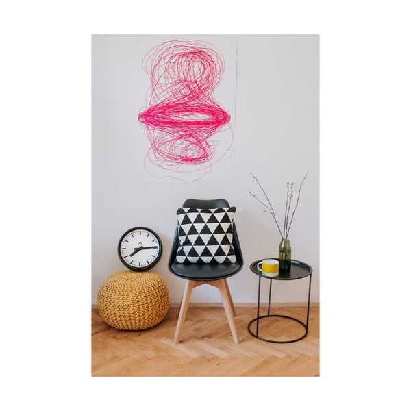 Komplet 2 črnih stolov z bukovimi nogami Bonami Essentials Retro-image-2