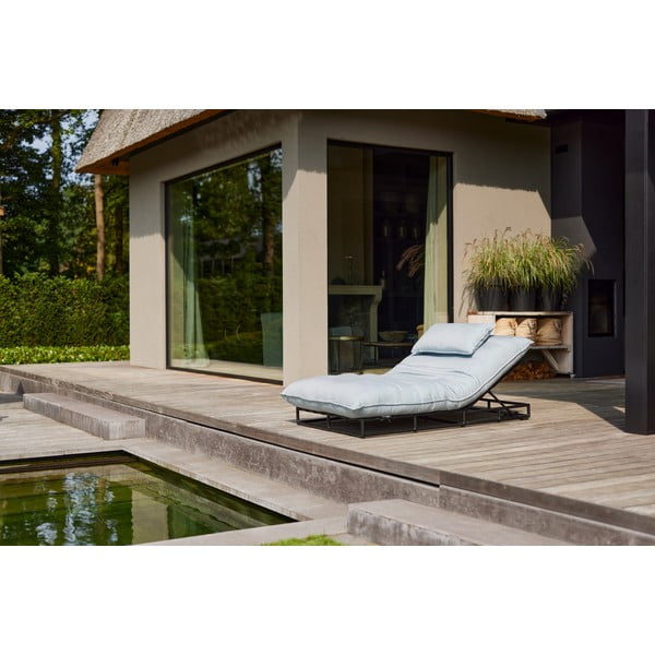 Moder kovinski oblazinjen vrtni ležalnik Emma – Hartman-image-1