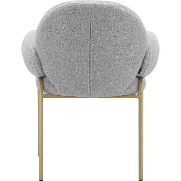 Svetlo sivi oblazinjeni jedilni stoli v kompletu z nasloni za roke 2 ks Iwama – Støraa-image-4