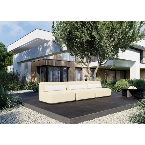 Bež vrtni modularni kavč 306 cm Straw – Sit Sit-image-3