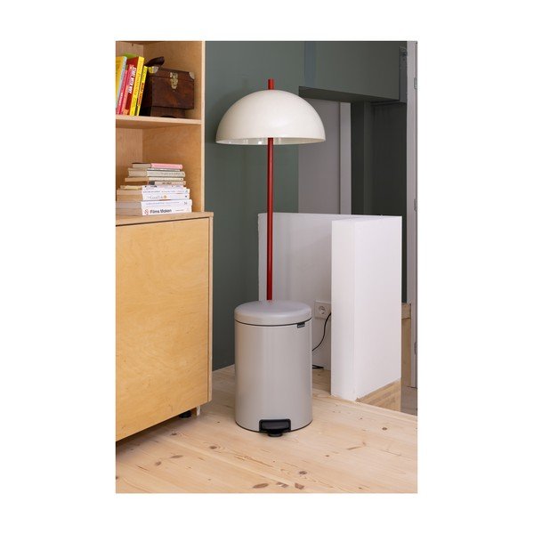 Svetlo siv jeklen koš za smeti s pedalom 20 l NewIcon – Brabantia-image-3