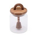 Steklena posoda za shranjevanje za med Nukha – Kave Home