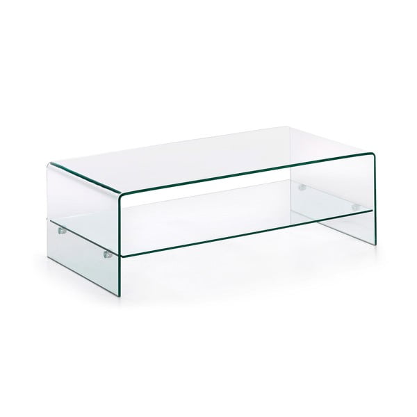 Steklena mizica 55x110 cm Burano – Kave Home