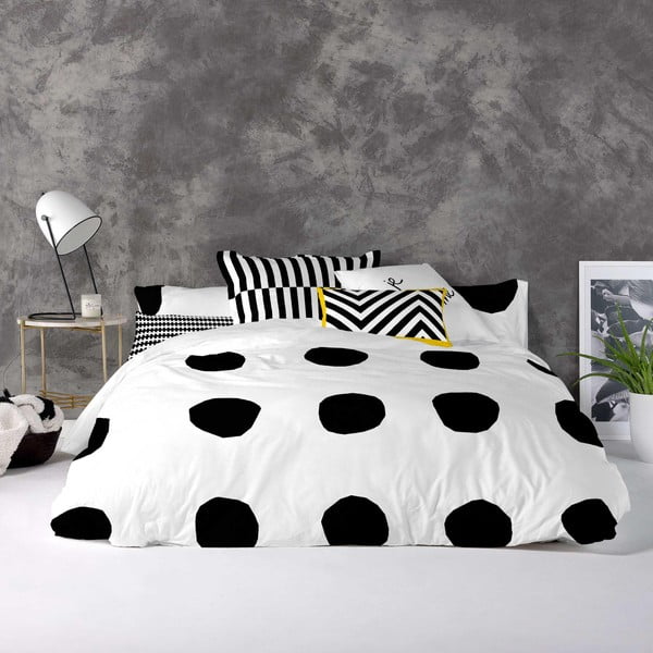 Bombažna prevleka za odejo Blanc Dot, 200 x 200 cm-image-1