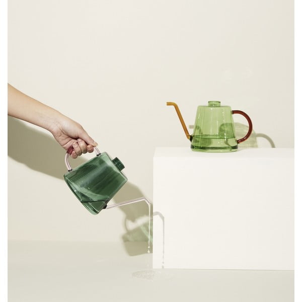 Steklena zalivalka 1 l Flora – Hübsch-image-1