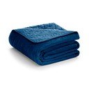 Modro posteljno pregrinjalo AmeliaHome Laila Royal, 220 x 240 cm