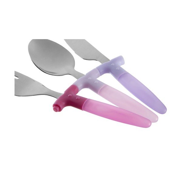 3-delni otroški jedilni pribor iz nerjavečega jekla Premier Housewares Rainbow-image-3