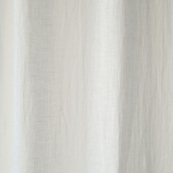 Bela lanena lahka zavesa s tunelom Linen Tales Daytime, 275 x 130 cm-image-1