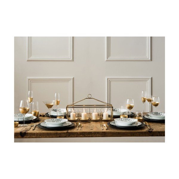 Komplet 4 kozarcev za penino iz ročno pihanega stekla Premier Housewares Deco, 2,1 dl-image-2