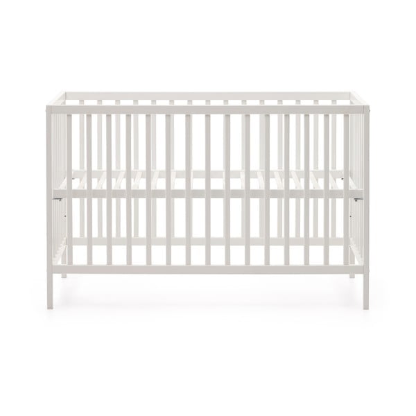 Bela otroška posteljica iz masivne bukve 60x120 cm Shantal – Kave Home-image-4